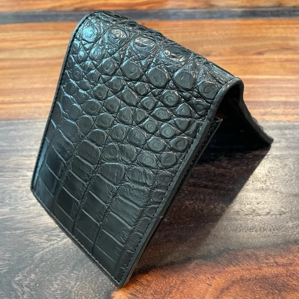 Authentic Crocodile Leather Wallet 1A